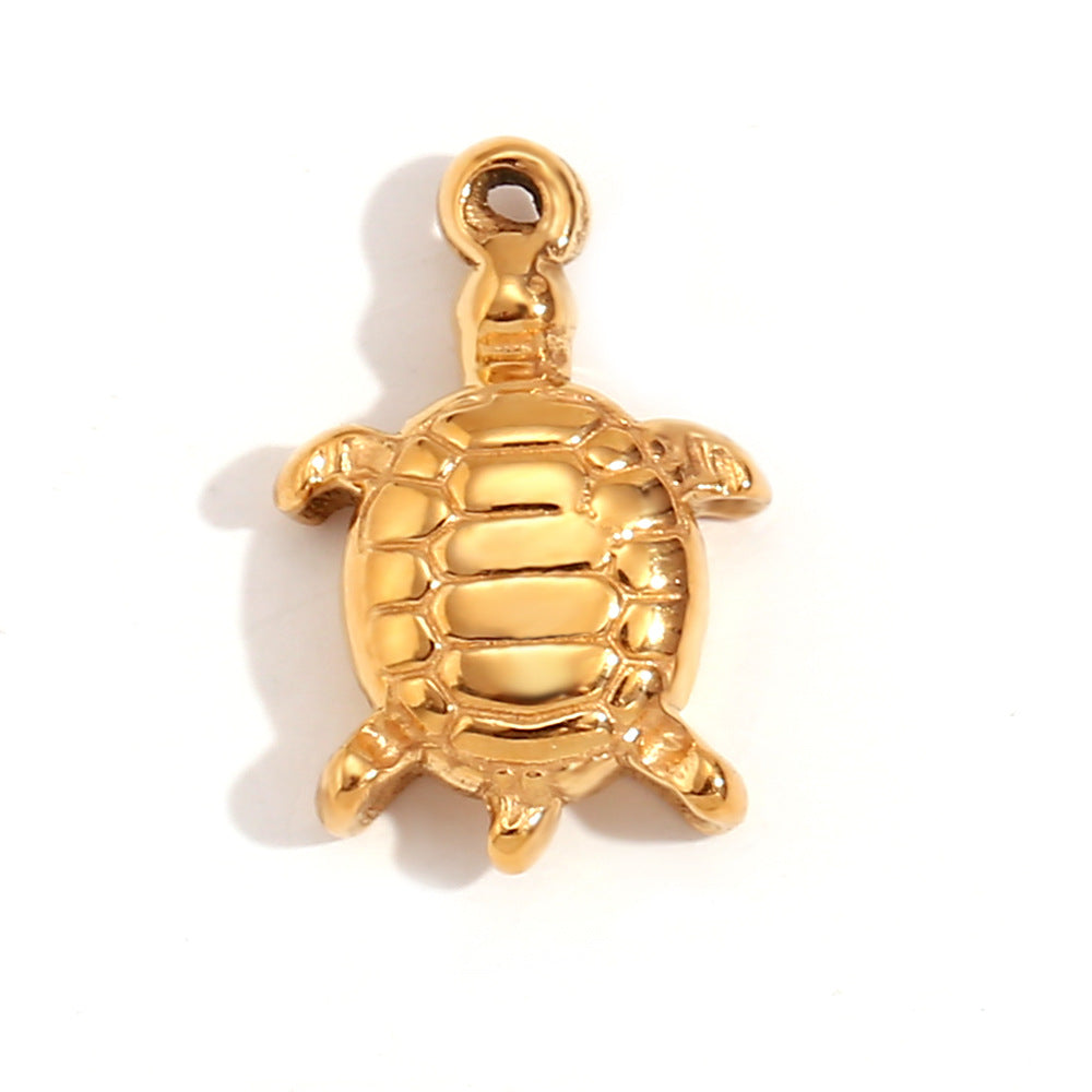 Wholesale Retro Geometric Stainless Steel 18K Gold Plated DIY Jewelry Accessories